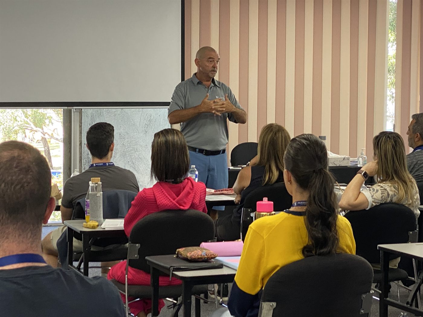 Glen Murdoch running a workshop